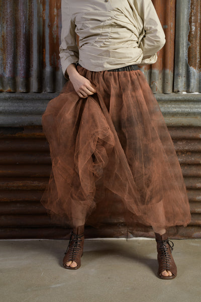 4-ply Tulle Skirt with Elasticated Waistband